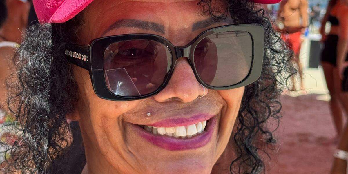 A diarista Maria Luciene Rocha Santos era uma das mais animadas na aula de funcional