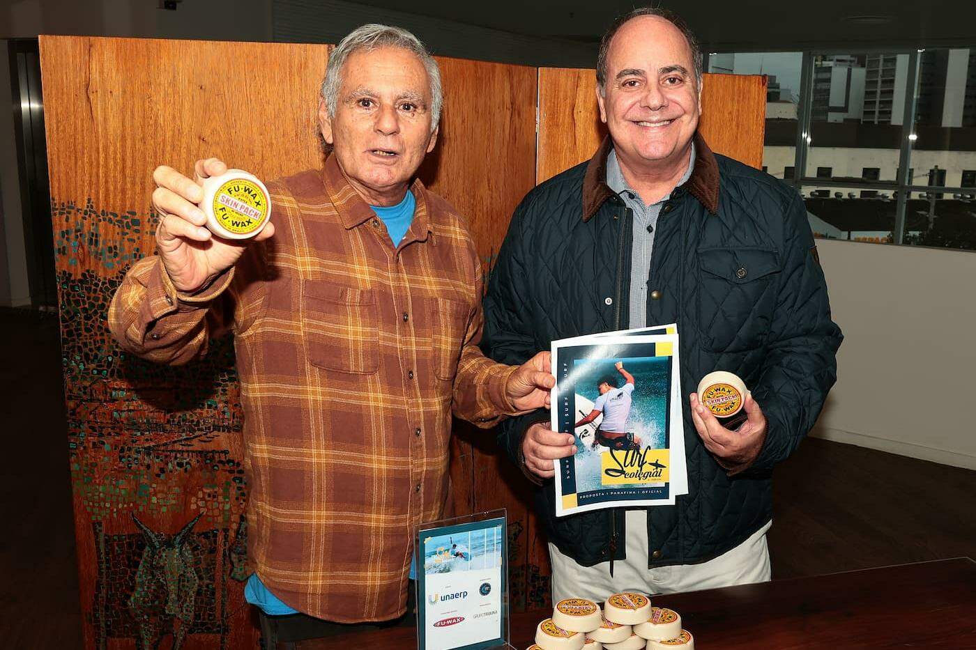 Fuad Mansur e Roberto Clemente Santini ratificaram a parceria nesta terça, no Grupo Tribuna