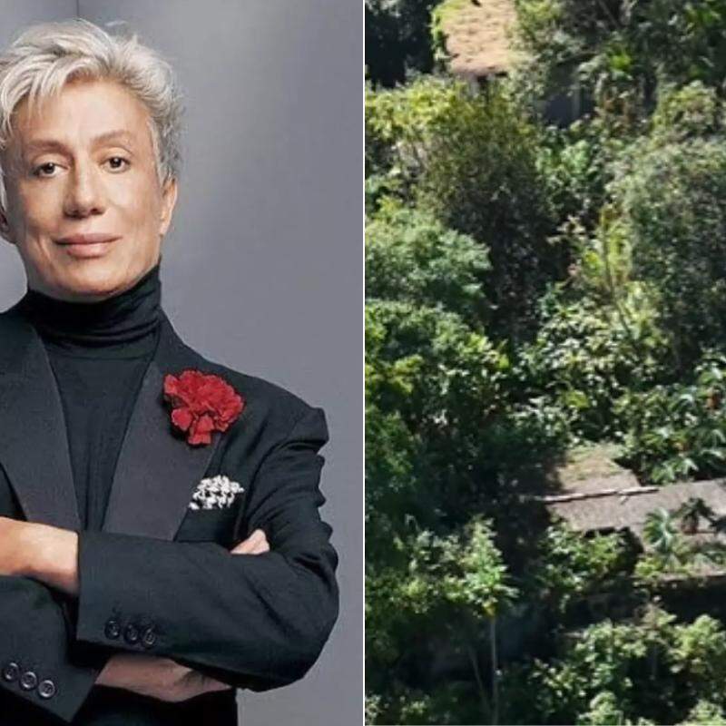 Mansão do estilista Clodovil Hernandes segue abandonada e sendo degradada pelo tempo e engolida pela vegetação