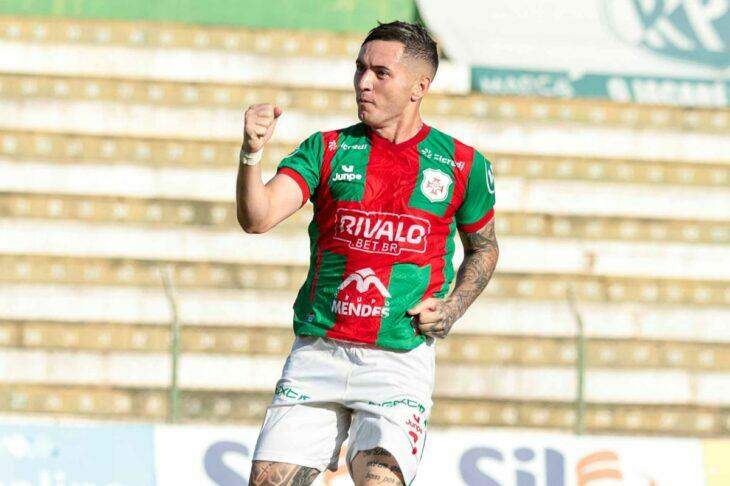 Lucas Xavier marcou o gol decisivo contra o Rio Preto no segundo tempo do confronto de ida, no Interiorr