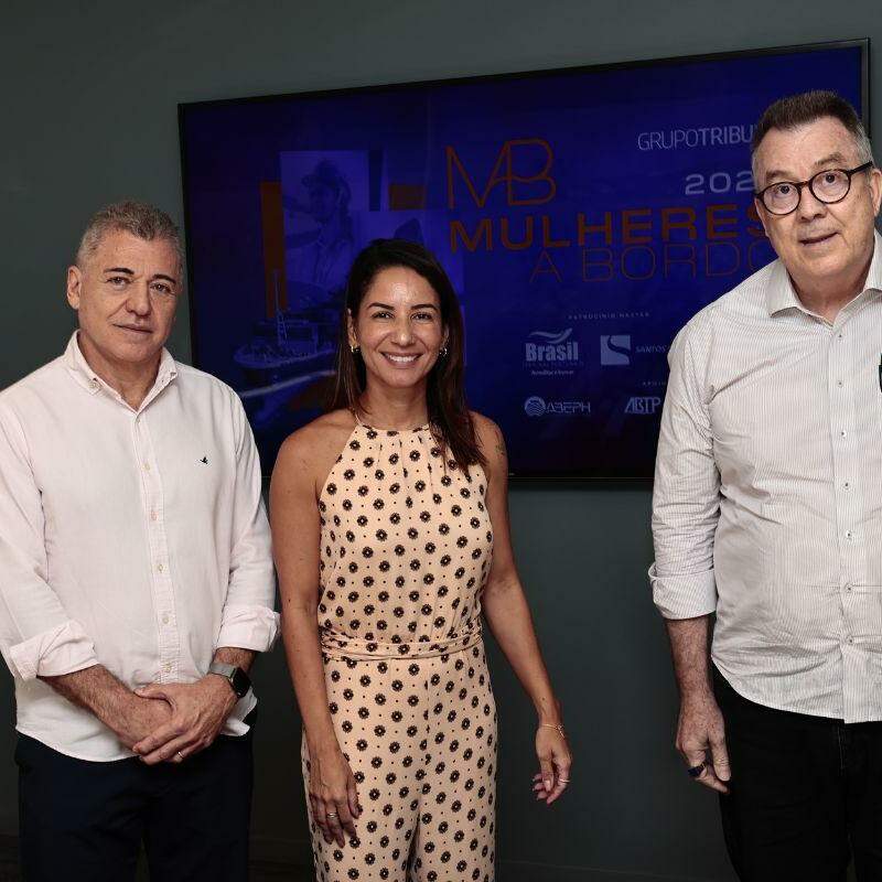 Demetrio Amono, Flávia Takafashi e Airton Vasconcelos celebram acordo