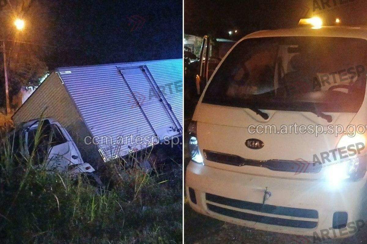 Veículos não tiveram tempo de frear