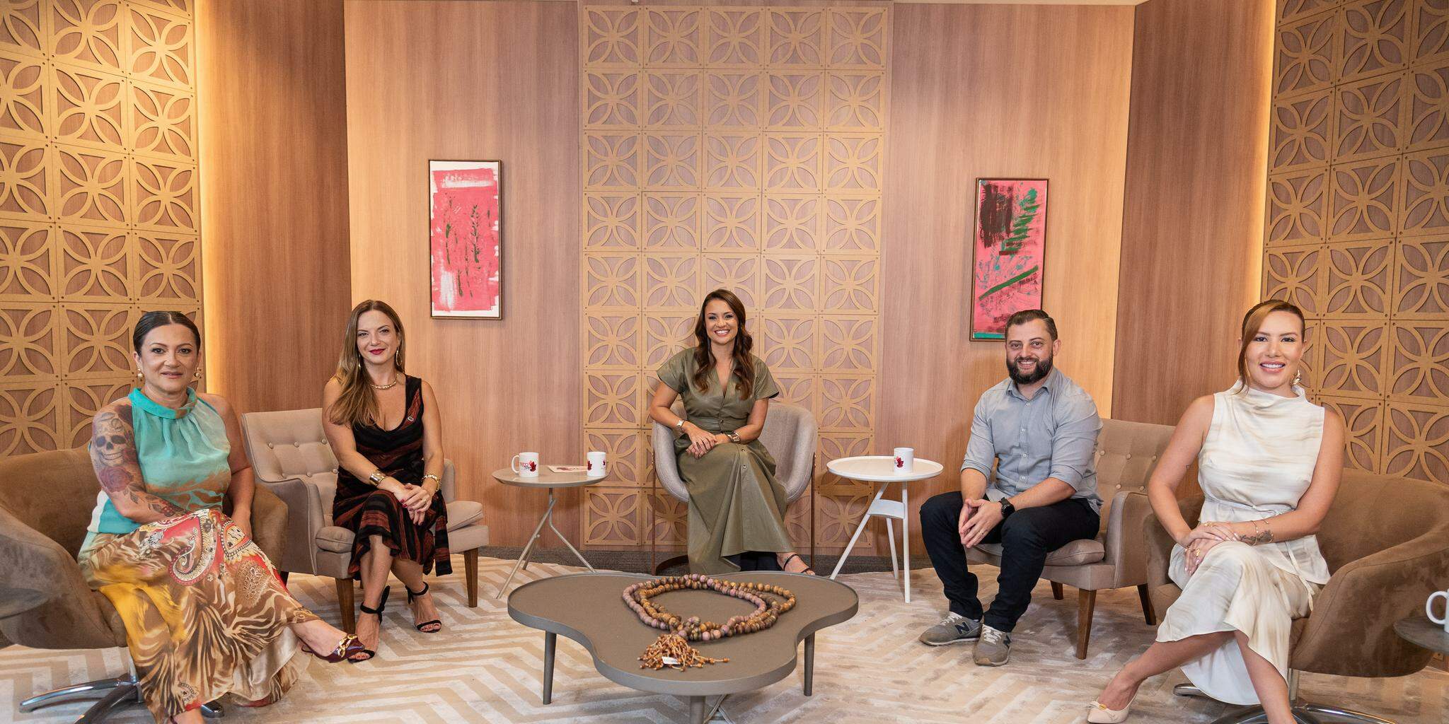 Valéria Teixeira, Thaís Campregher, Vanessa Toledo, Enrique Cantagesso, Thaynara Moraes