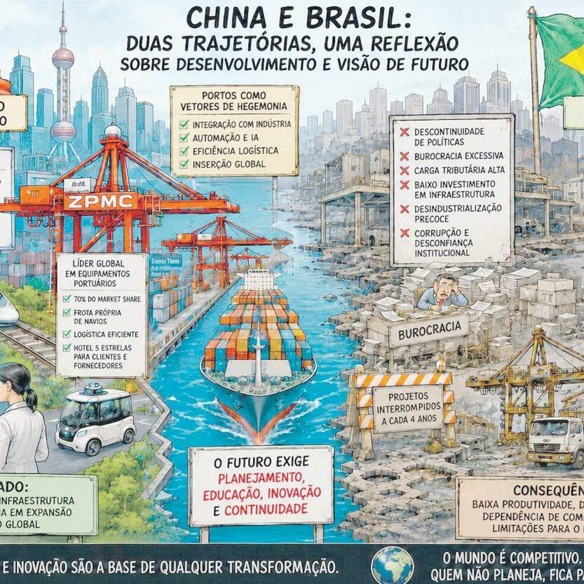 Mission to China highlights planning differences between Brazil and the Asian powerhouse