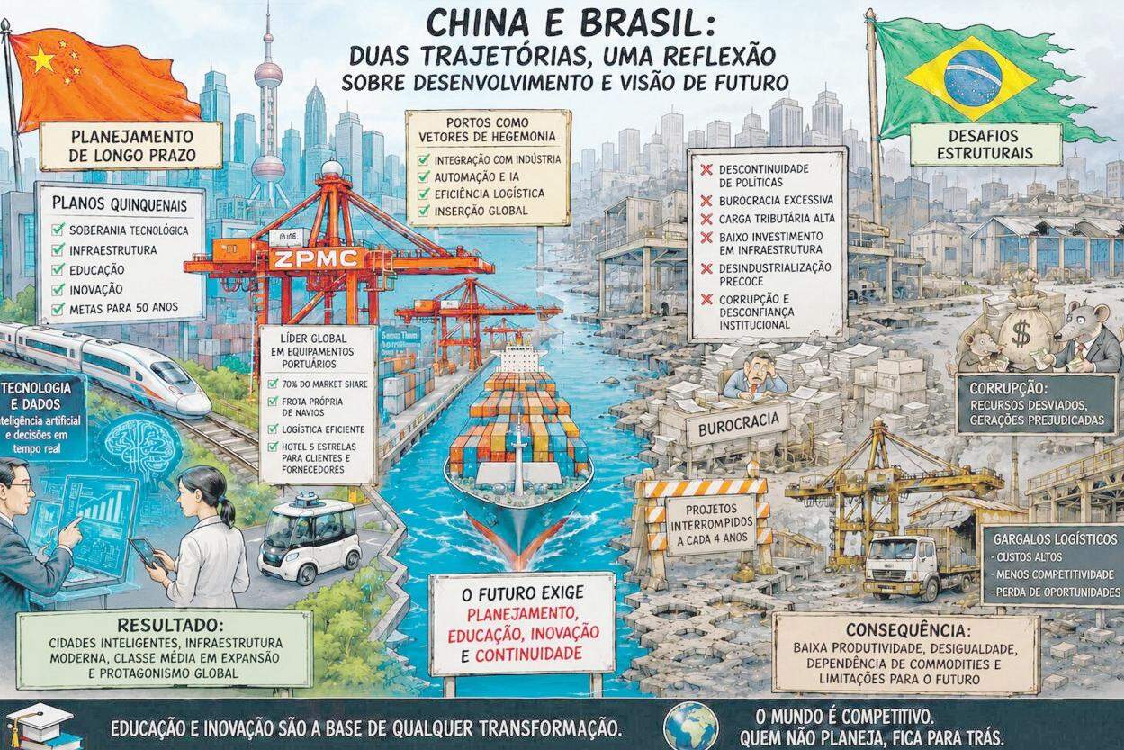 Mission to China highlights planning differences between Brazil and the Asian powerhouse