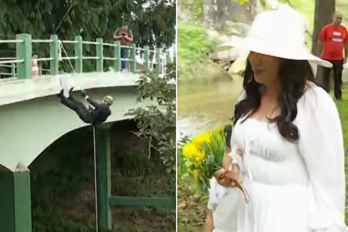 Casamento aconteceu às margens do Rio Itariri