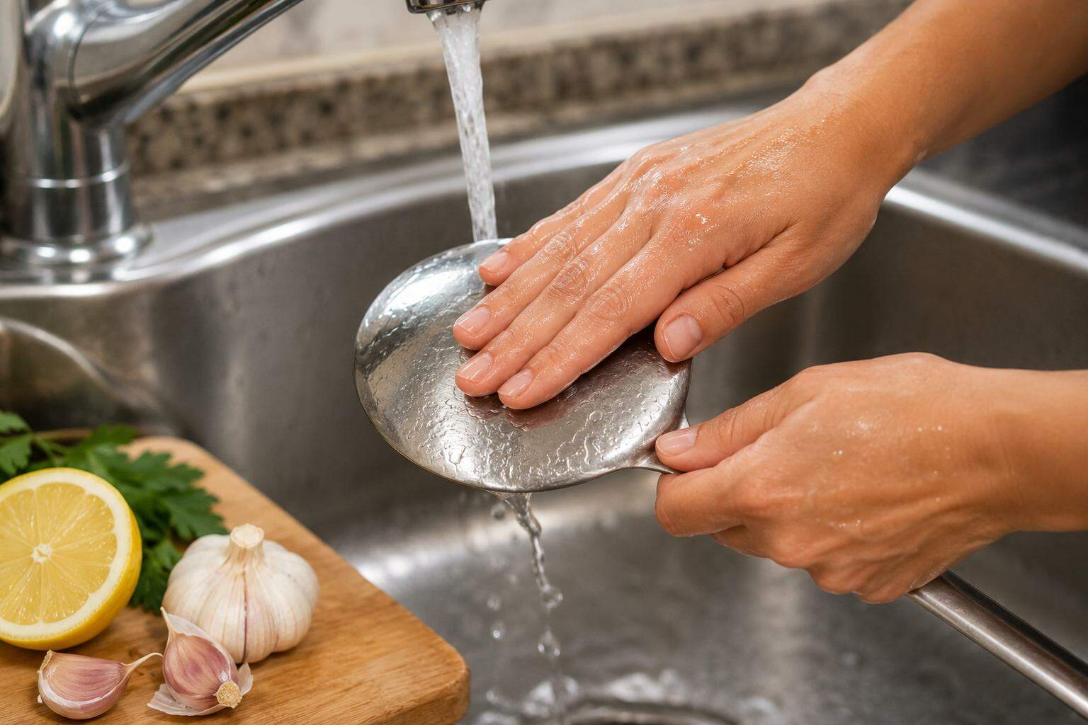 Cheiro de alho e peixe nas mãos? Truques simples ajudam a eliminar o odor rapidamente