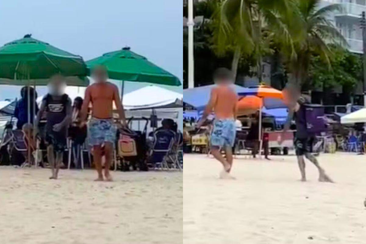 Justiça considerou como fortuito o encontro entre os dois em um quiosque na Praia de Pitangueiras, em Guarujá