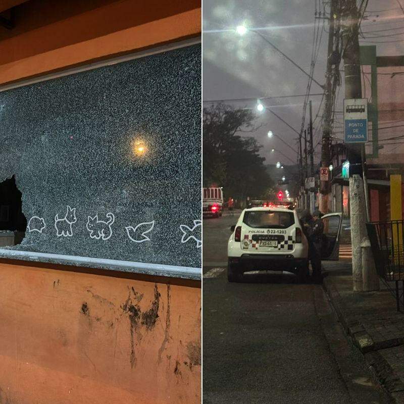 Assalto e atos de vandalismo ocorreram na madrugada do dia 17