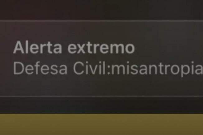 notificação chegou em celulares localizados no Distrito Federal, no Paraná, no Rio de Janeiro e em São Paulo